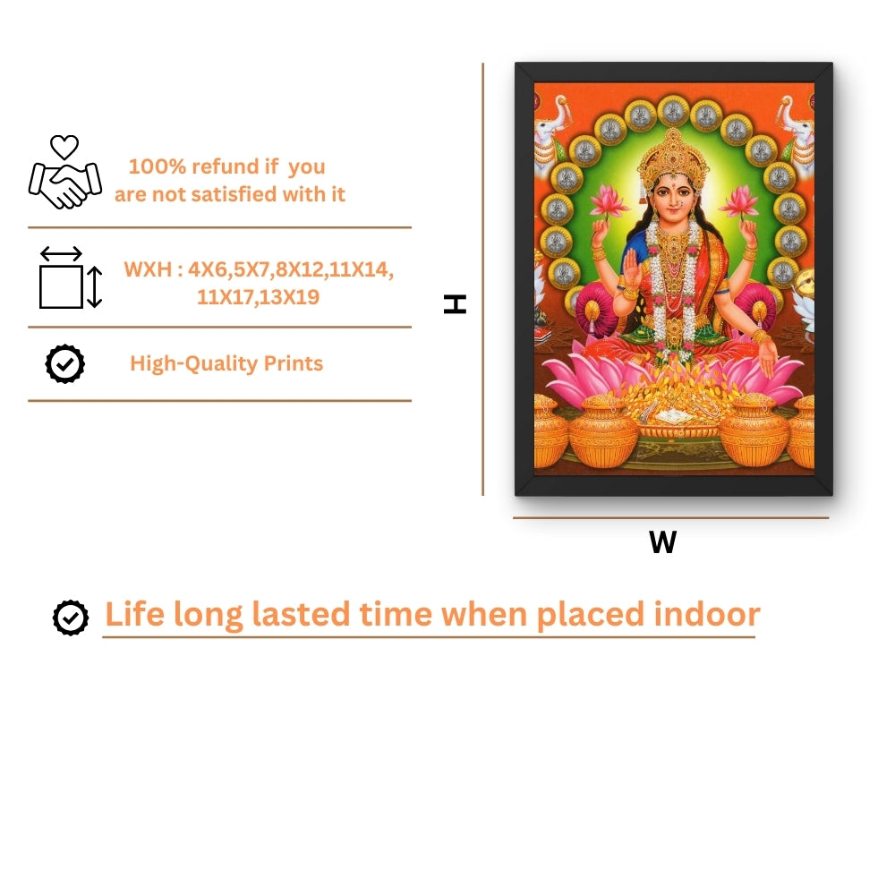 Goddess Laxmi wall art- Maa Laxmi photo frame