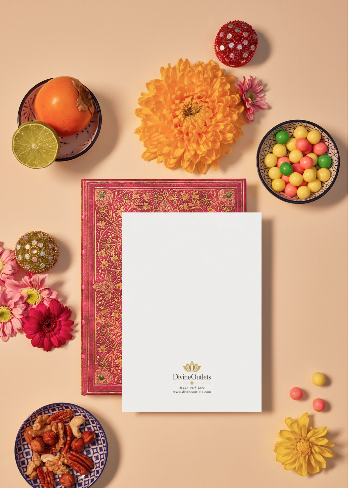 Diwali Greeting Card 5×7 Inch – Happy Diwali / Shubh Deepavali Indian Festival Greeting Card | Premium Hindu Festive Card