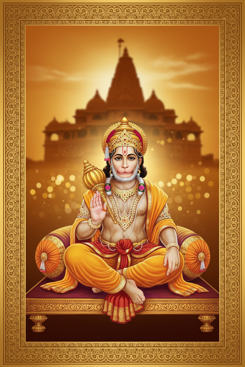 Shree Hanuman Chalisa — Full Text, Meaning & Benefits