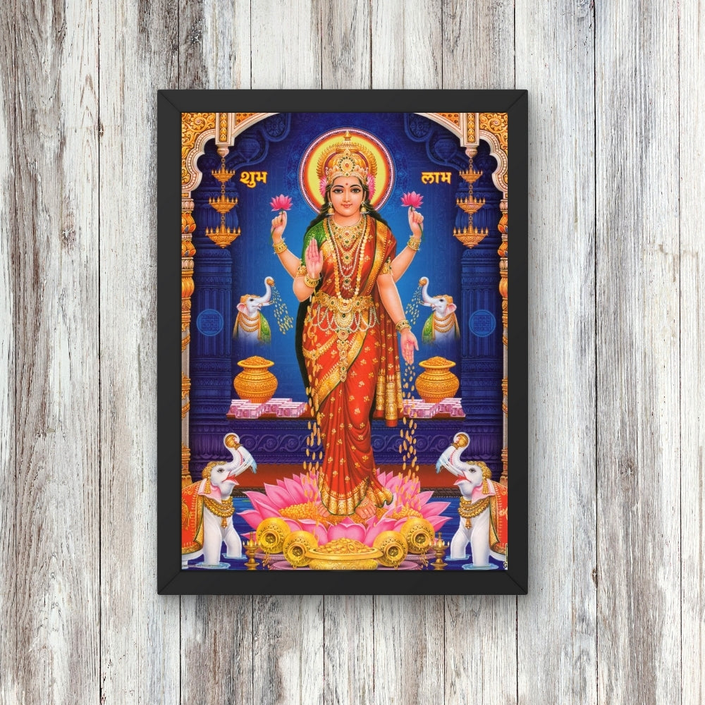 Goddess Laxmi wall art- Laxmi photo frame