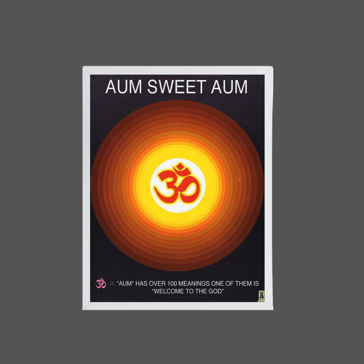 OM wall art- OM photo frame