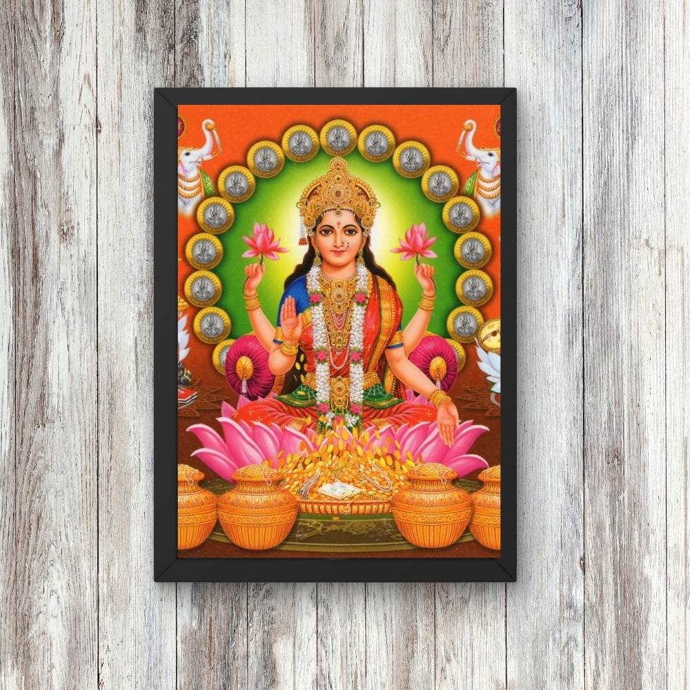 Goddess Laxmi wall art-  Maa Laxmi photo frame