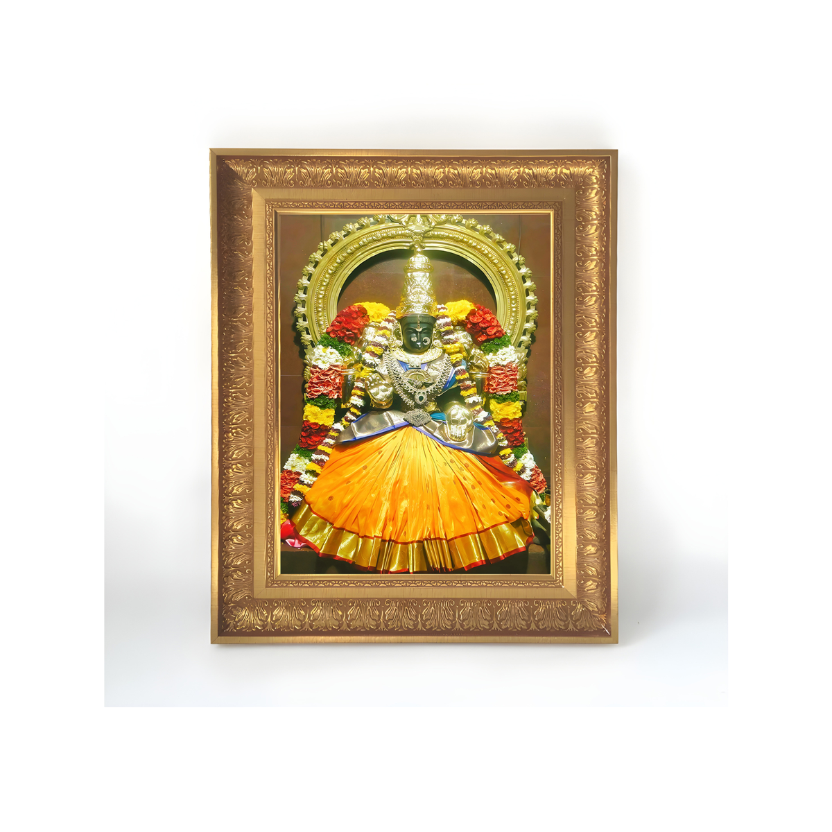 Premium Goddess Padmavathi Ammavaru Wall Art – Padmavathi Ammavaru Hindu God Photo Frame