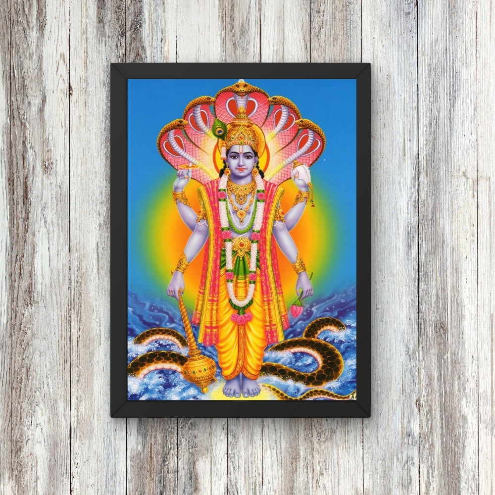 Lord Vishnu wall art- God Vishnu photo frame