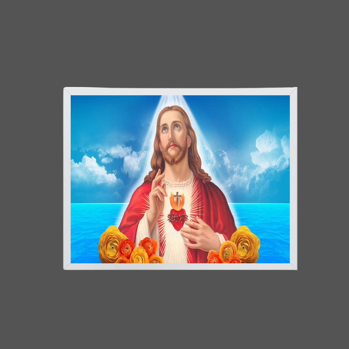 jesus christ wall art-christ photo frame