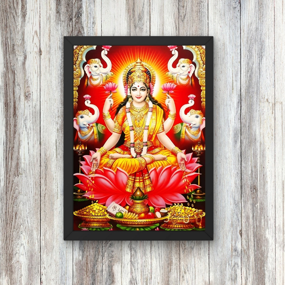 Goddess Laxmi wall art-Maa Laxmi God frame