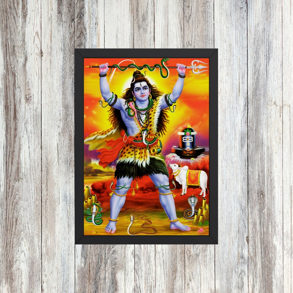 Lord Shiva wall art- God shiva god frame