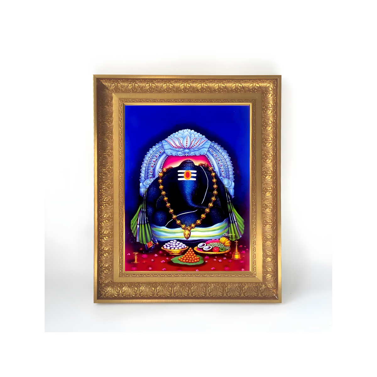 Premium Kanipaka Sri Varasiddhi Vinayaka Wall Art – Kanipakam Siddhi Vinayaka Lord Ganesha Photo Frame