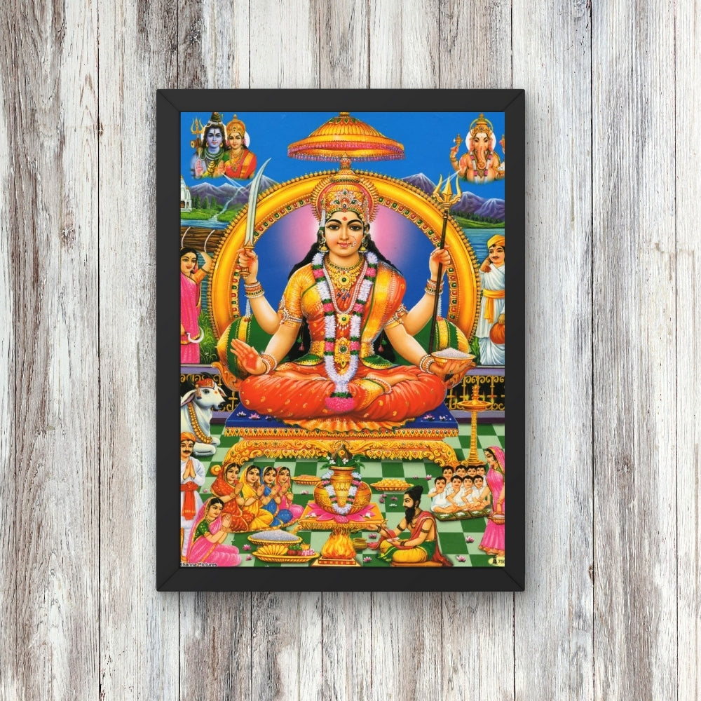 Maa santhoshi wall art- Santhoshi matha photo frame