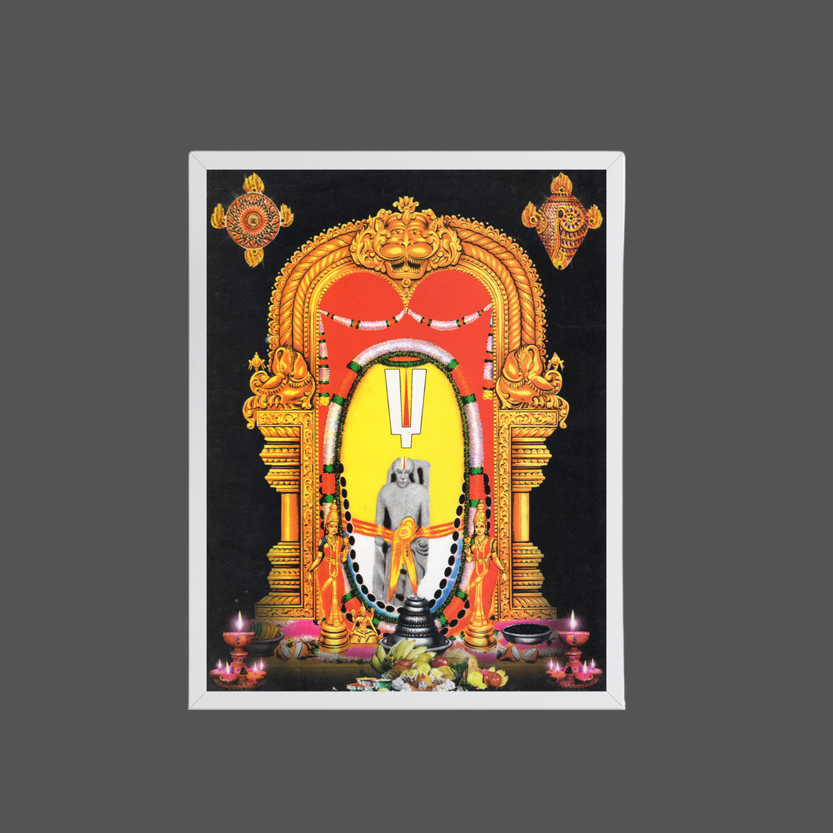 God Laxmi narasimha wall art- Narasimha swamy photo frame