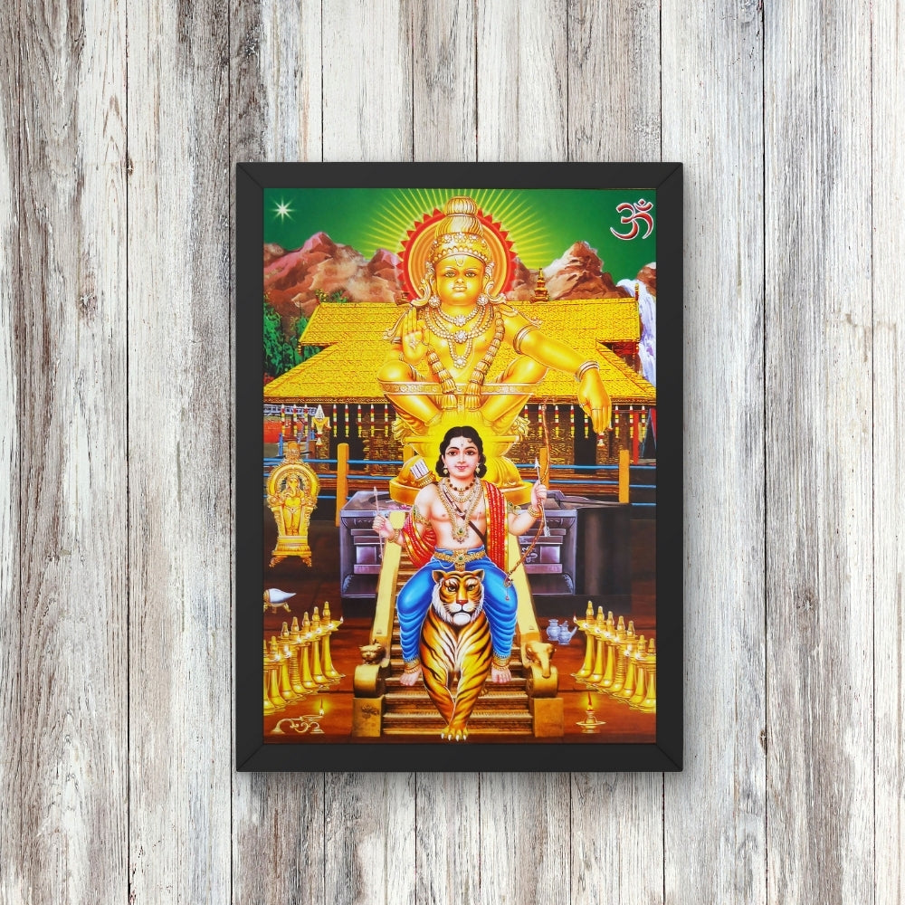 Lord Ayyappa Swamy wall arts - Ayyapaswamy hindu God Photo Frames