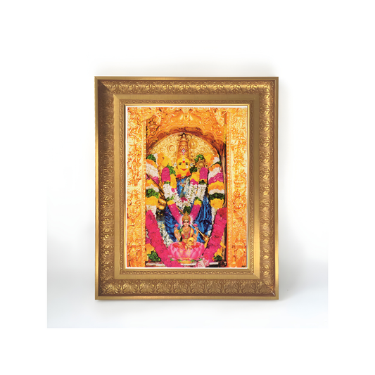 Premium Kanaka Durga Devi Wall Art – Sri Kanaka Durga Amma Hindu Goddess Photo Frame
