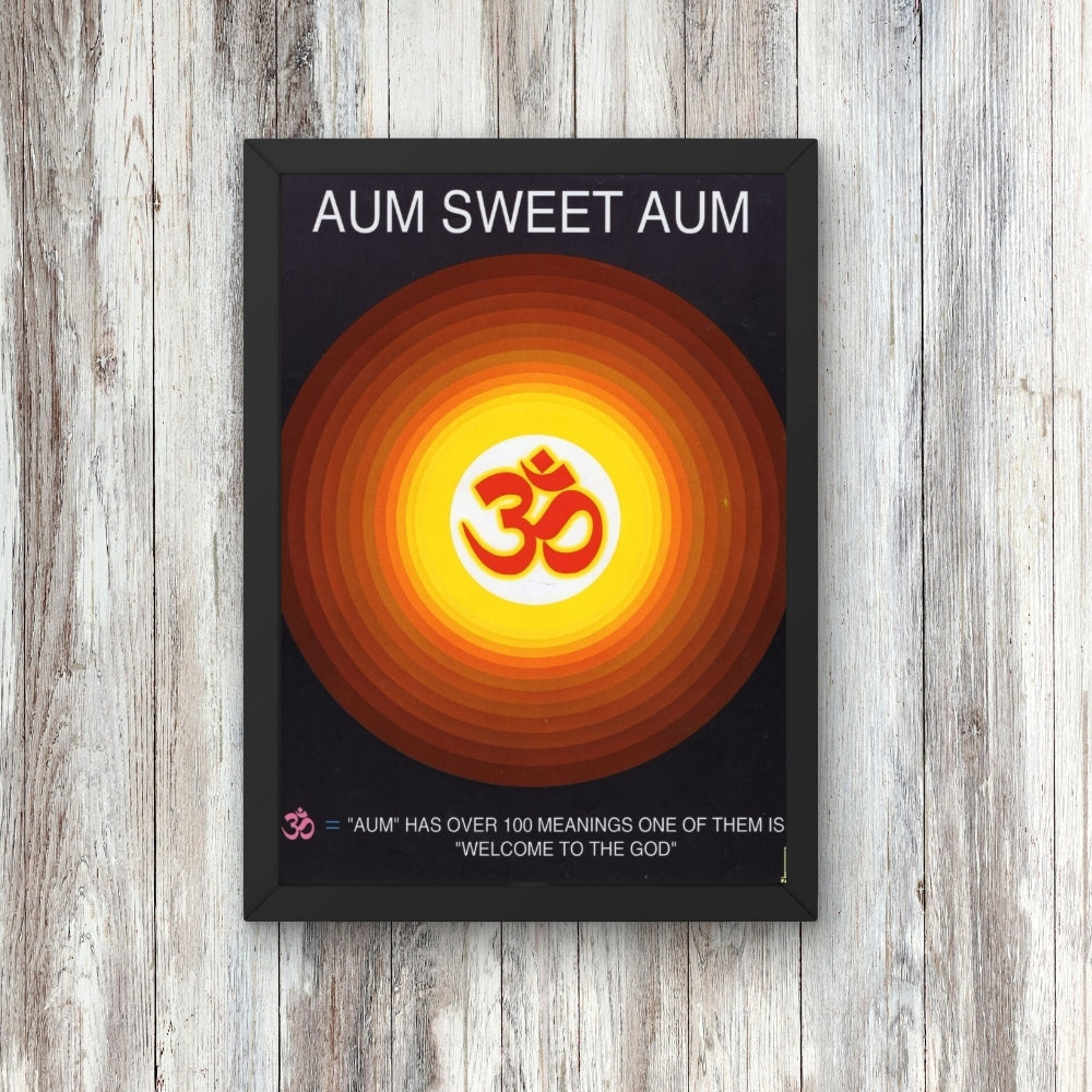 OM wall art- OM photo frame