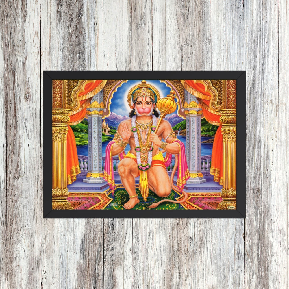 Lord Hanuman wall art - God Hanuman photo frame