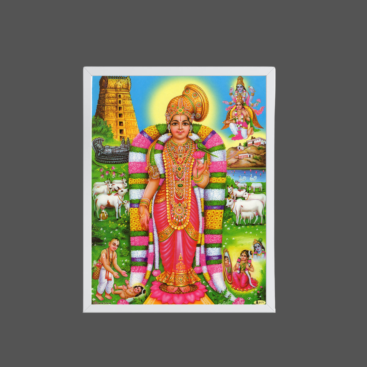 Goddess Andal wall art-  Lord Andal photo frame