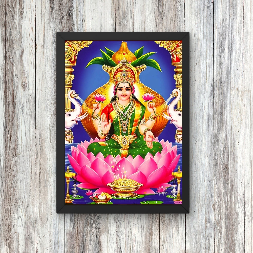 Maa Laxmi wall art-Goddess laxmi God Frame