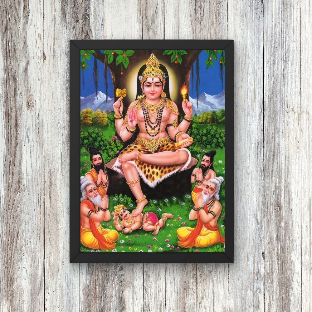 Lord manikanta wall art- Lord ayyappa photo frame
