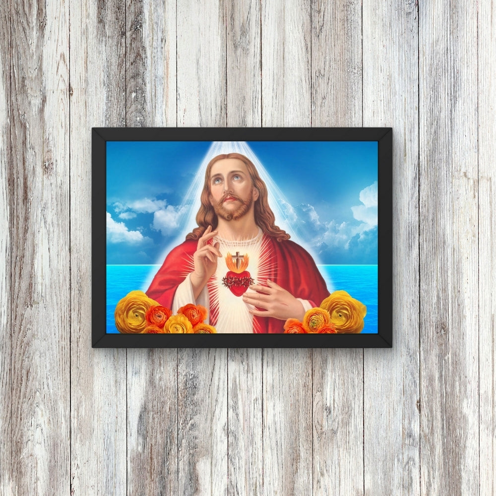 jesus christ wall art-christ photo frame