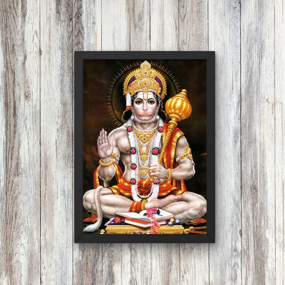 Lord Hanuman Wall Art - Hanuman hindu god Photo Frame