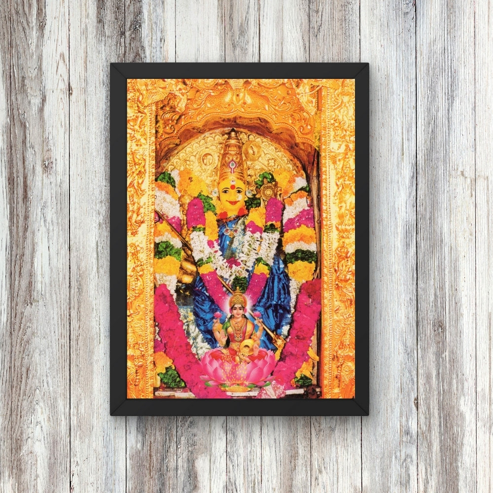 Goddess Vijayawada Kanka Durga wall art- Maa Durga photo frame