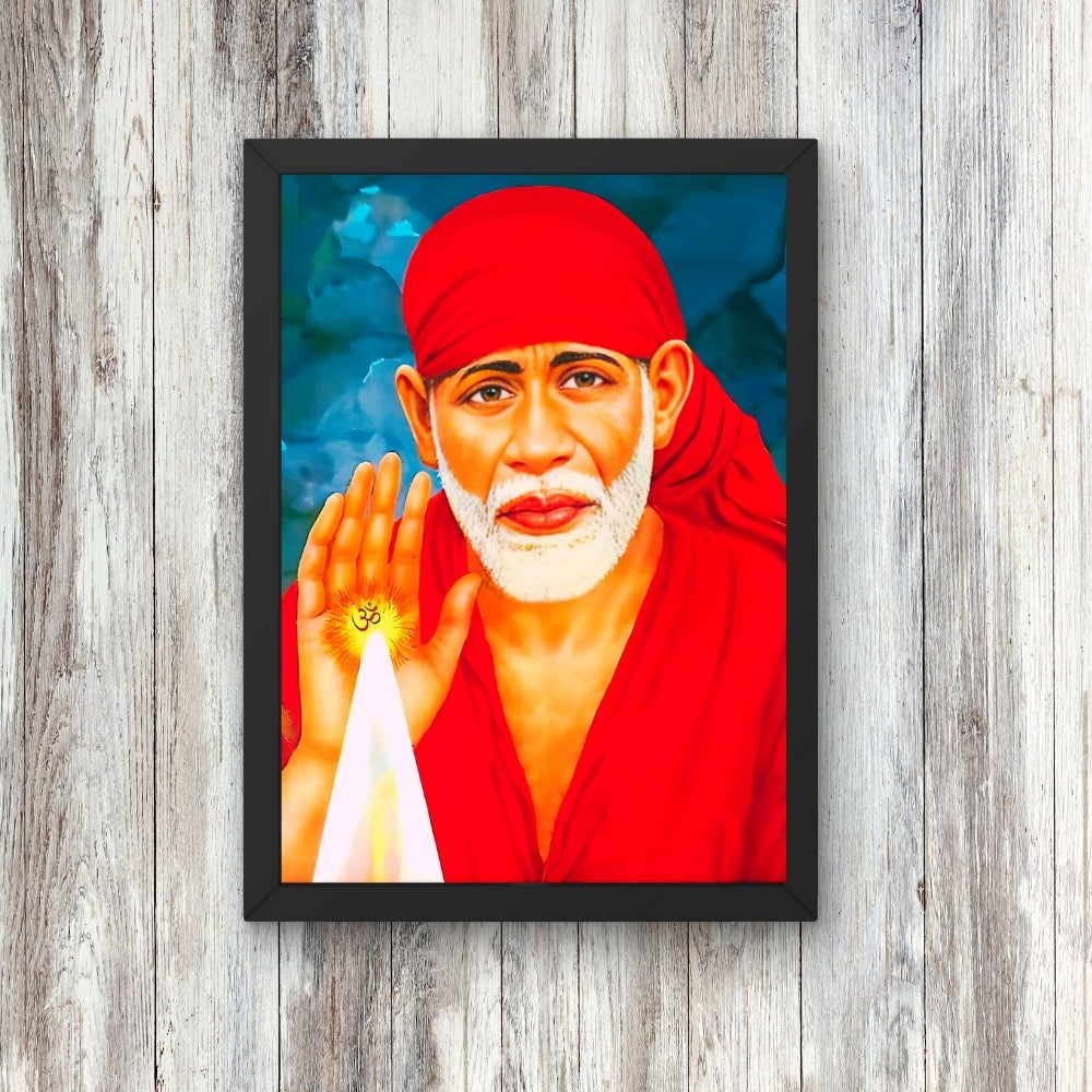 Lord saibaba wall art- Shiridi saibaba god photo frame