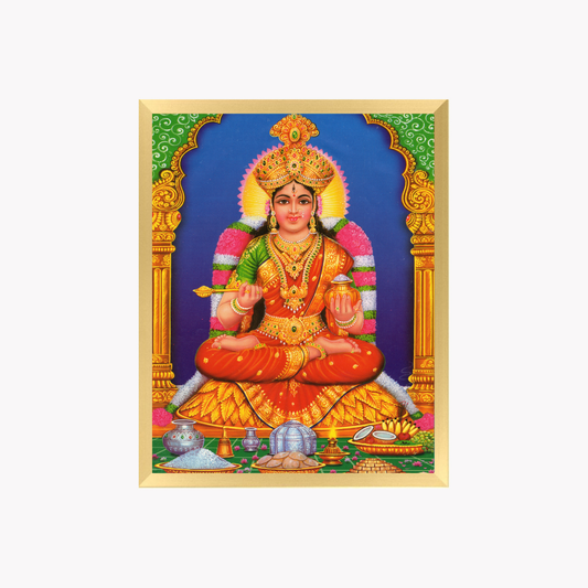 Goddess Annapurna Wall Art – Annapurna Devi Hindu Goddess Photo Frame