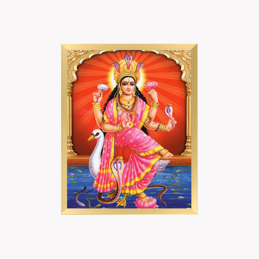 Naga Devata Wall Art – Serpent Goddess Hindu God Photo Frame