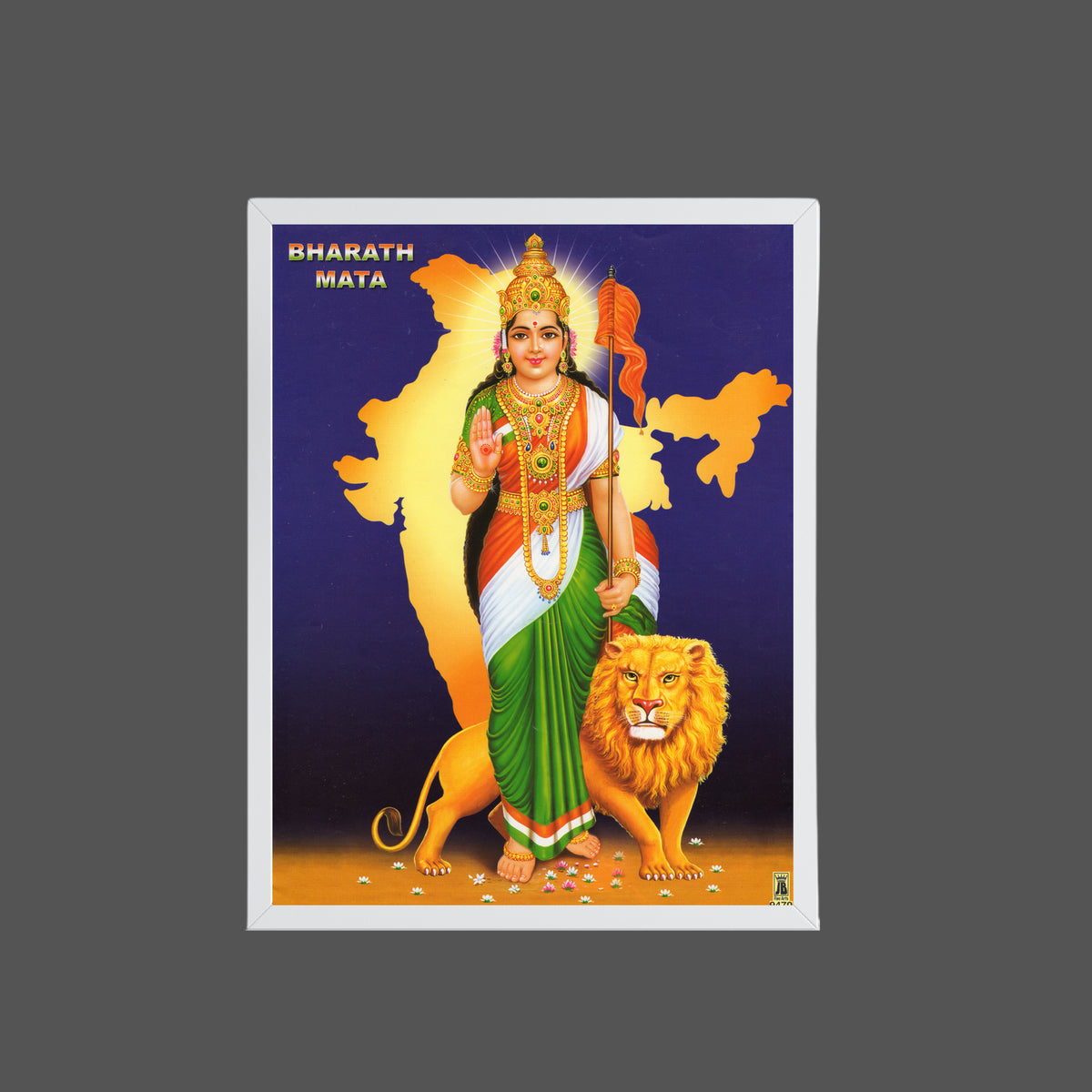 Telangana Talli Wall Art – Telangana Mother Goddess Traditional Photo Frame