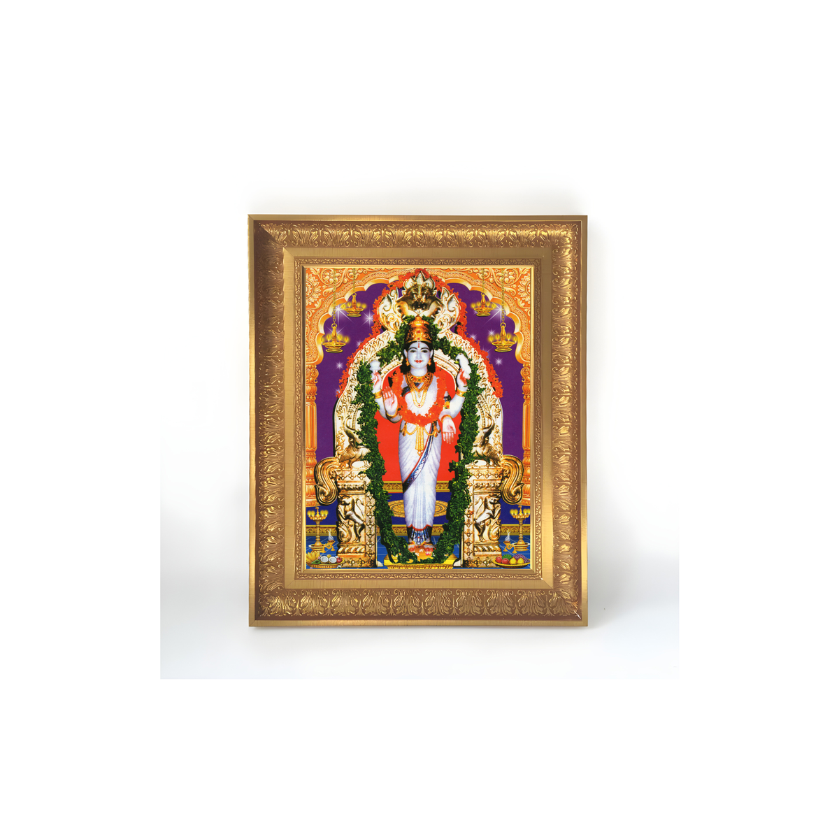 Premium Goddess Kanyaka Parameshwari Wall Art – Sri Kanyaka Parameshwari Hindu Goddess Photo Frame