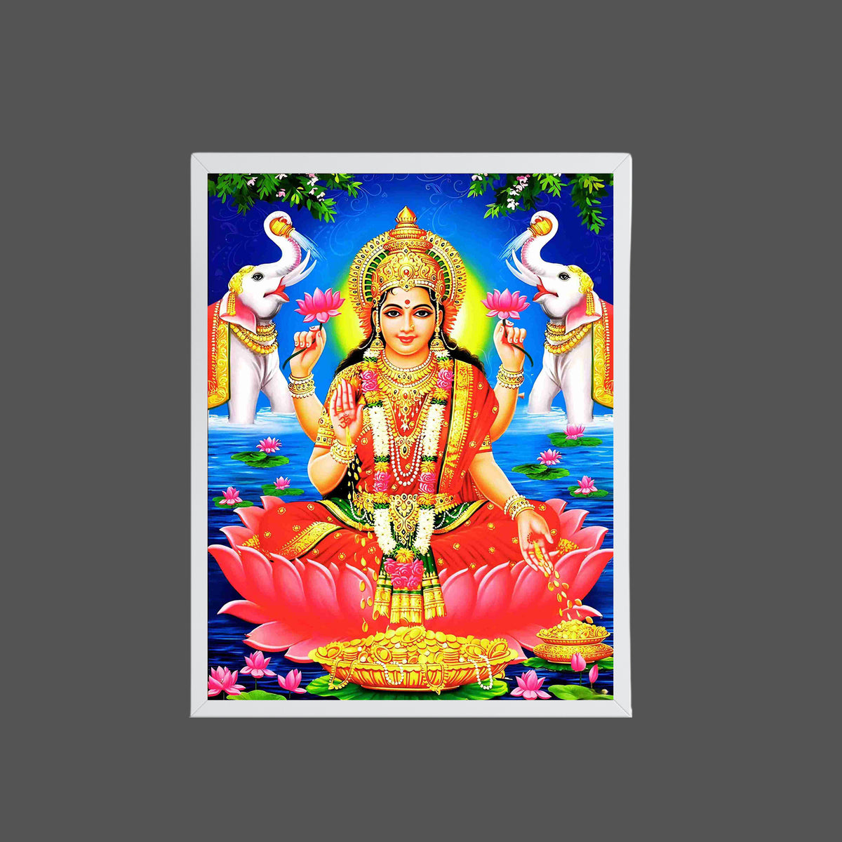 Goddess laxmi wall art-Maa Laxmi god frame