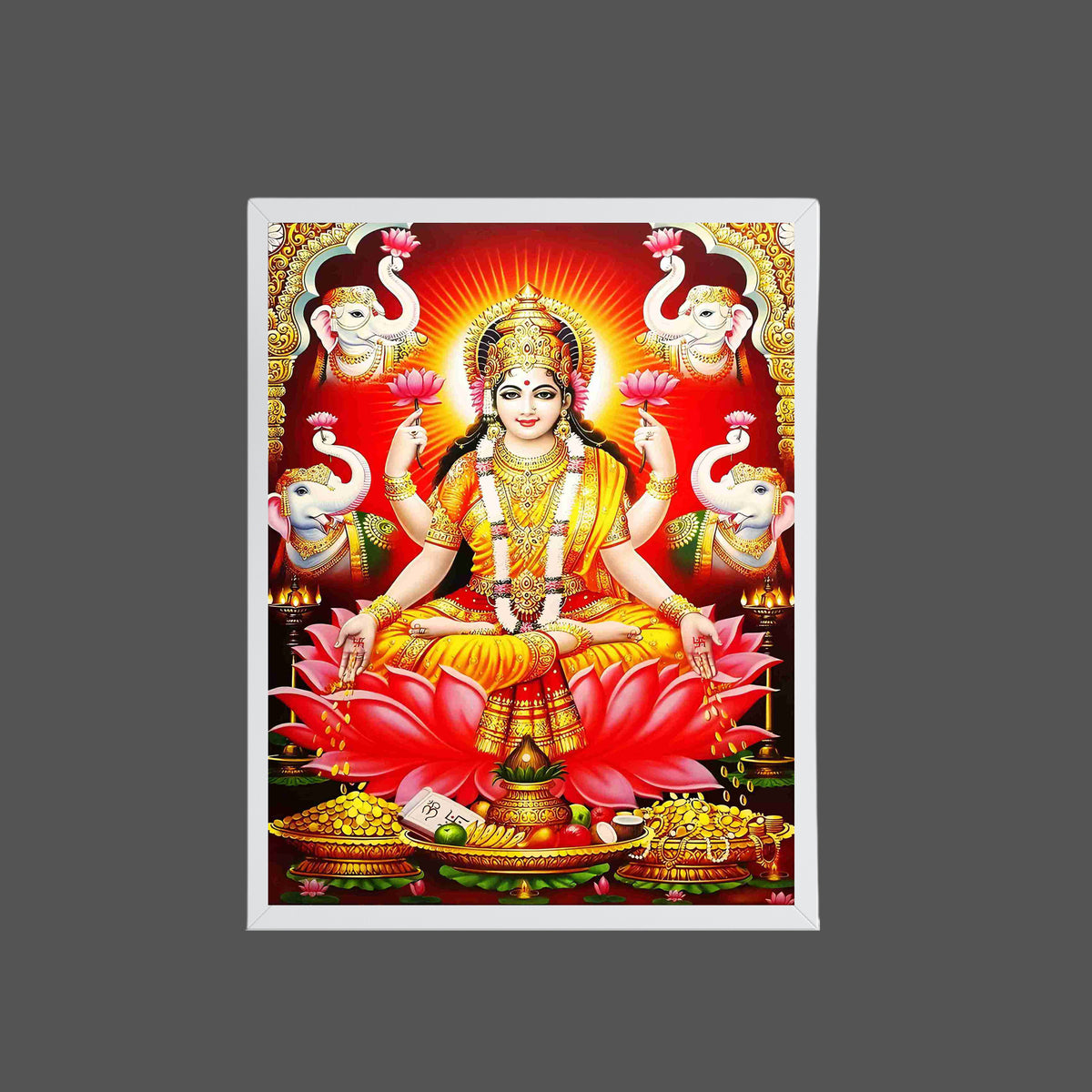 Goddess Laxmi wall art-Maa Laxmi God frame