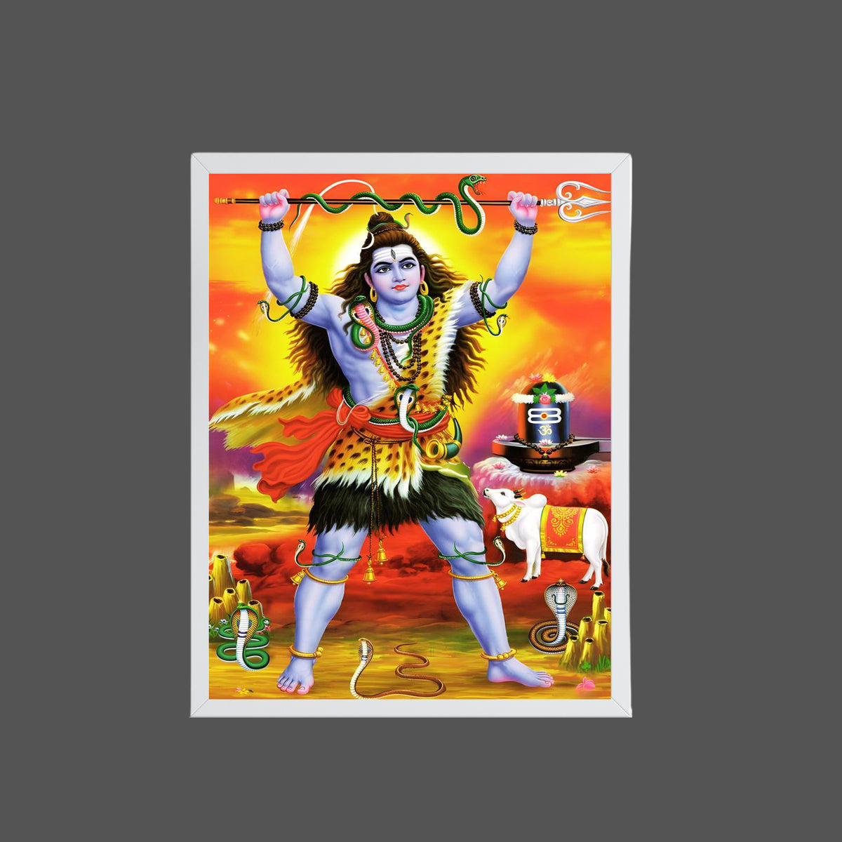 Lord Shiva wall art- God shiva god frame