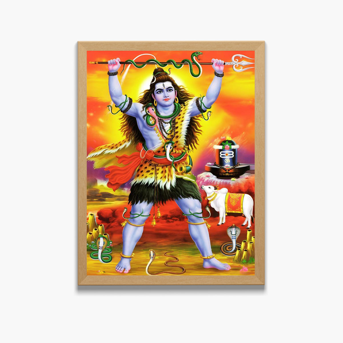 Lord Shiva wall art- God shiva god frame