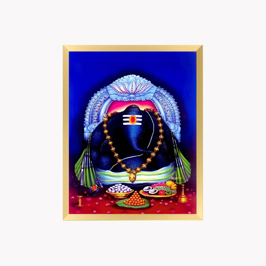 Kanipaka Sri Varasiddhi Vinayaka Wall Art – Kanipakam Siddhi Vinayaka Lord Ganesha Photo Frame