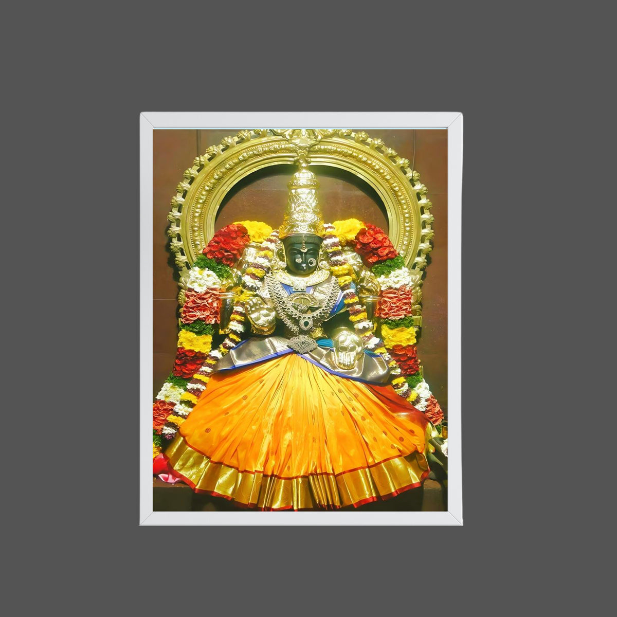 Goddess Padmavathi Wall Art - Padmavathi Hindu God Photo Frame