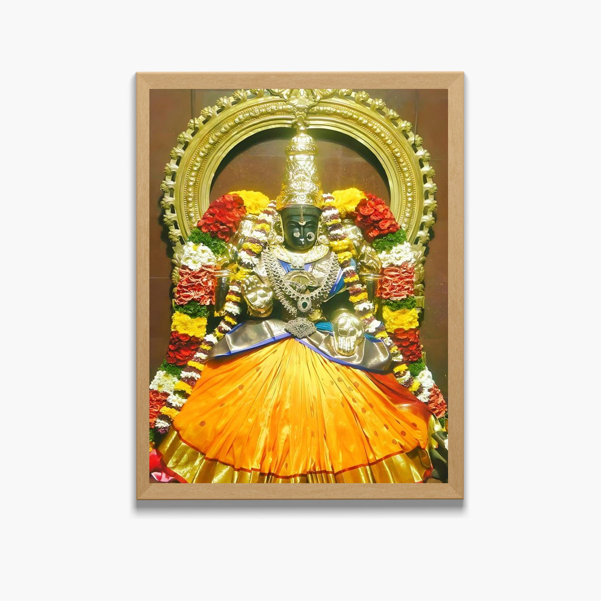 Goddess Padmavathi Wall Art - Padmavathi Hindu God Photo Frame