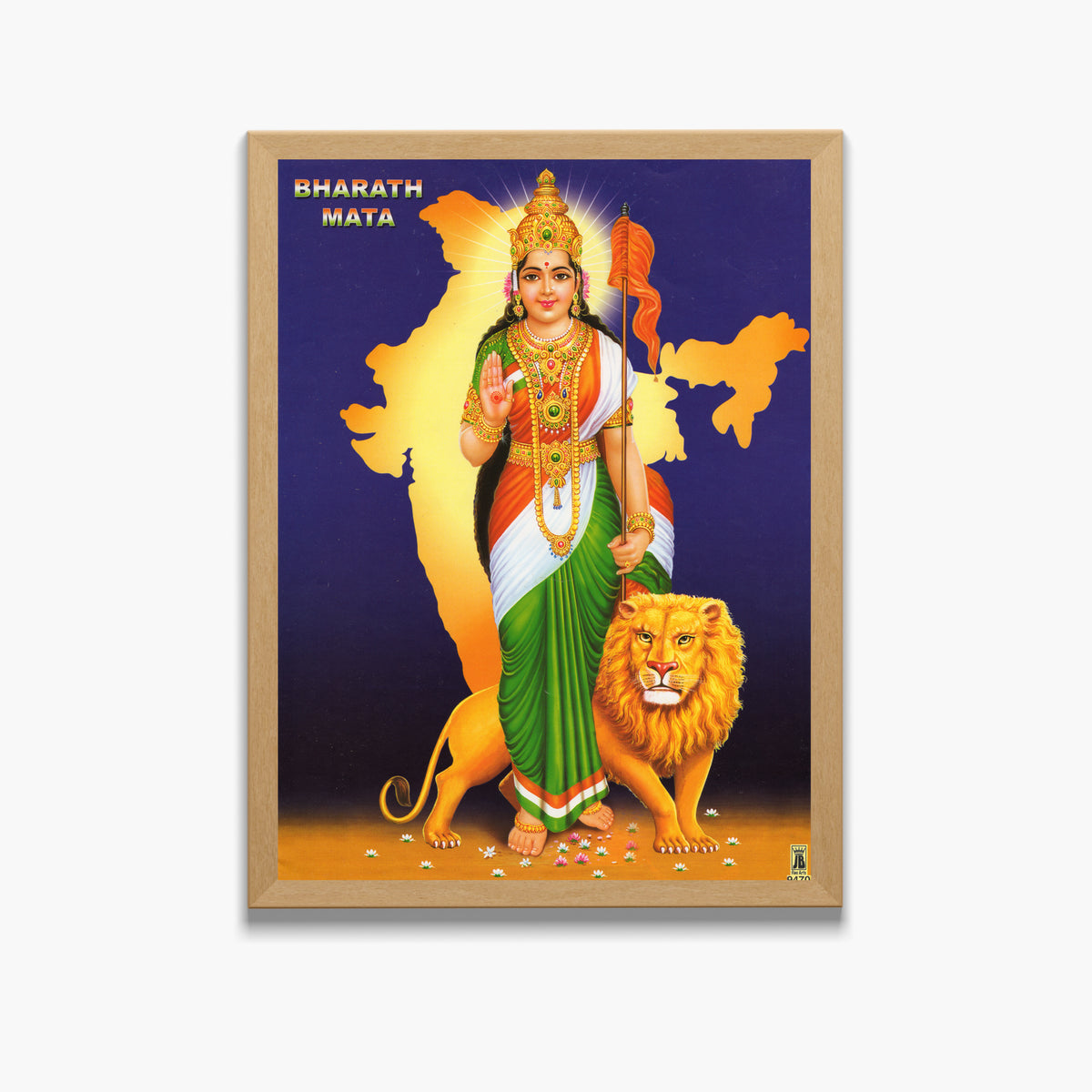 Telangana Talli Wall Art – Telangana Mother Goddess Traditional Photo Frame