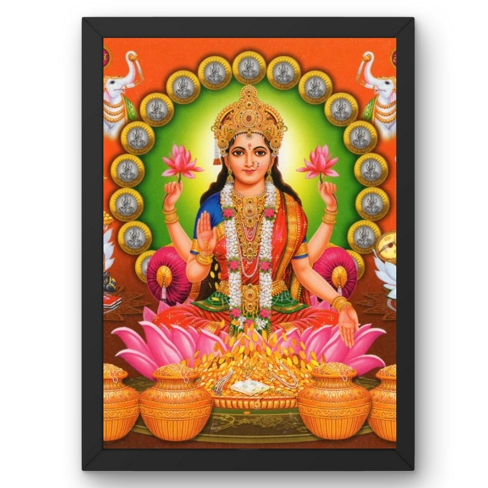 Goddess Laxmi wall art-  Maa Laxmi photo frame