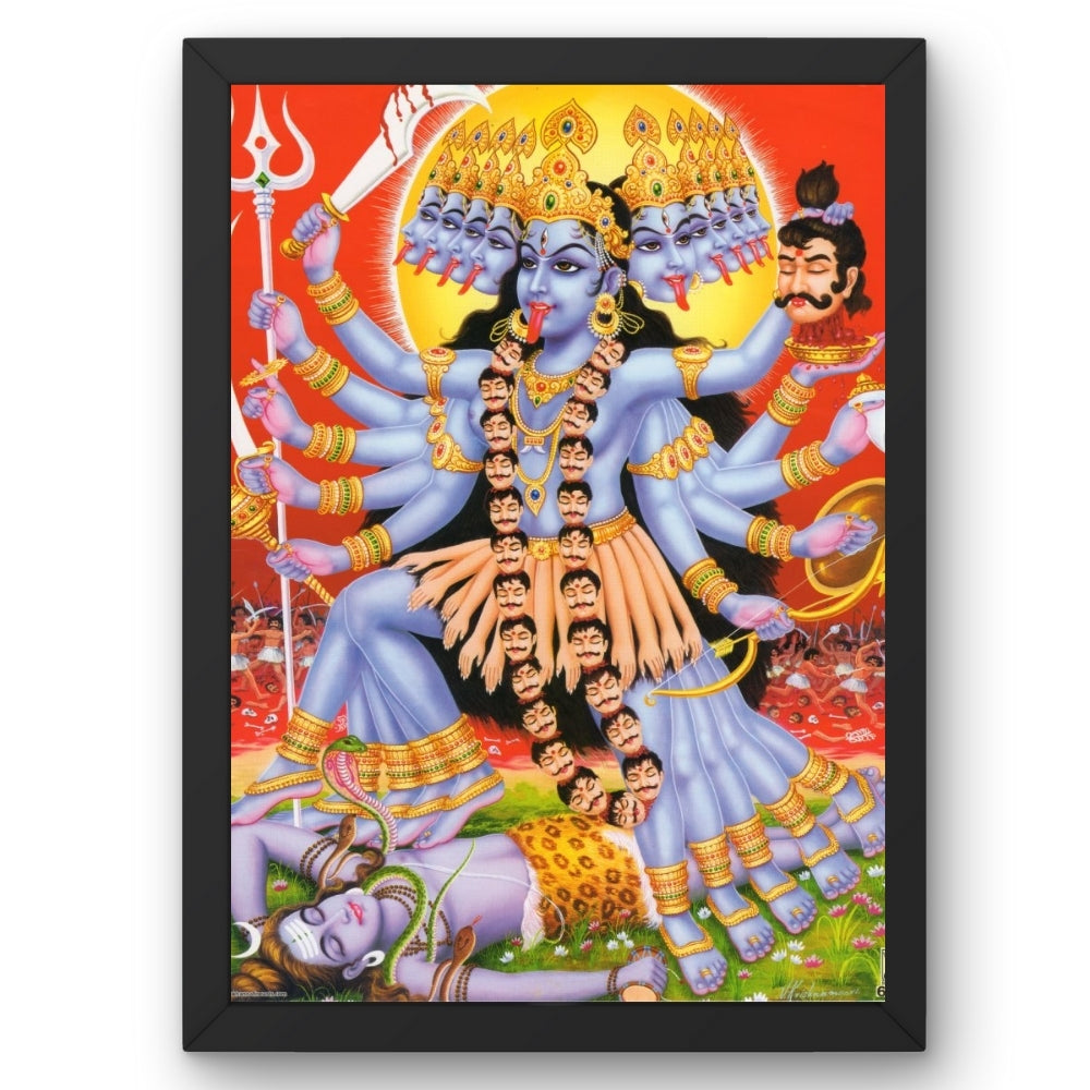 GOddess Mahakali wall art- Maa Kali photo frame