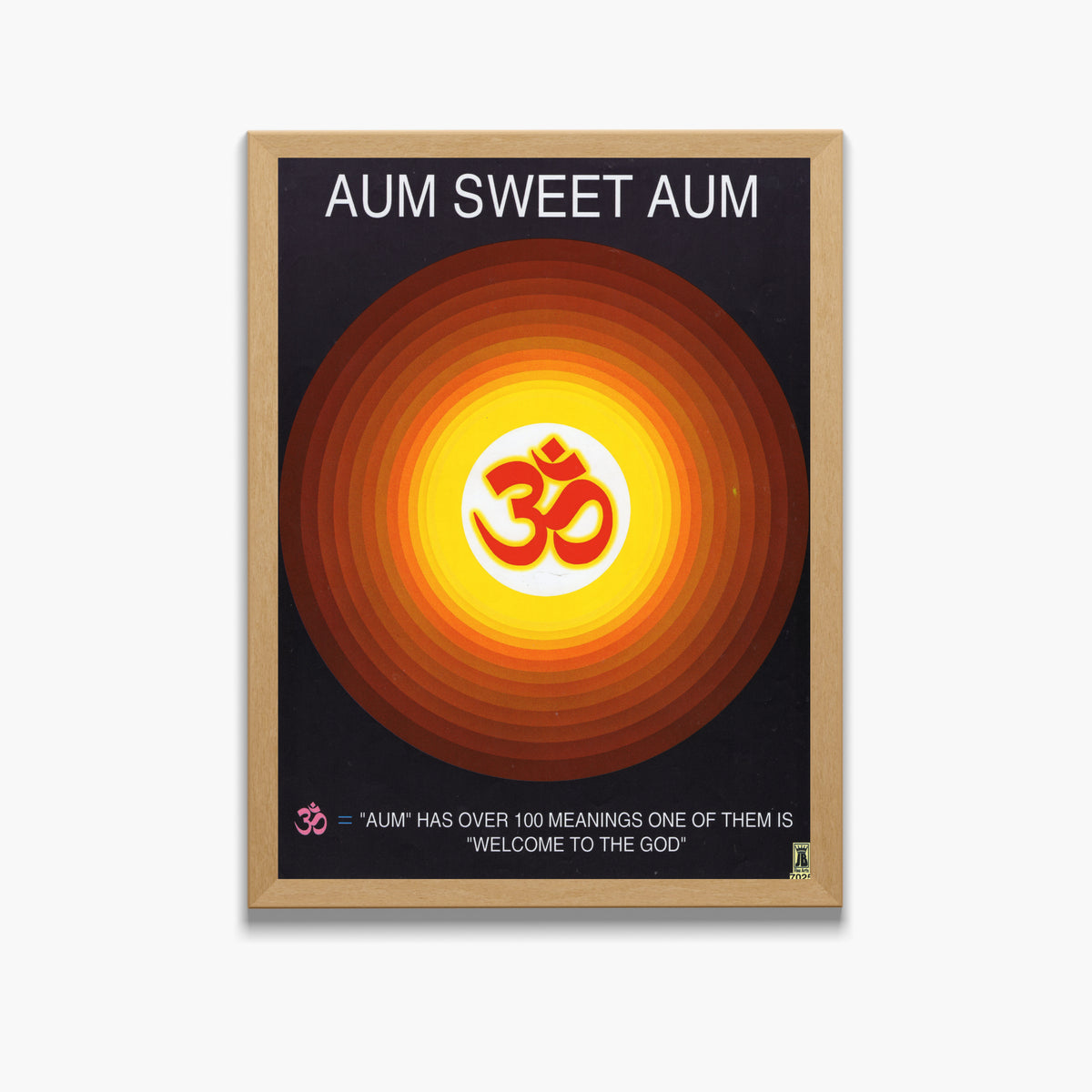 OM wall art- OM photo frame