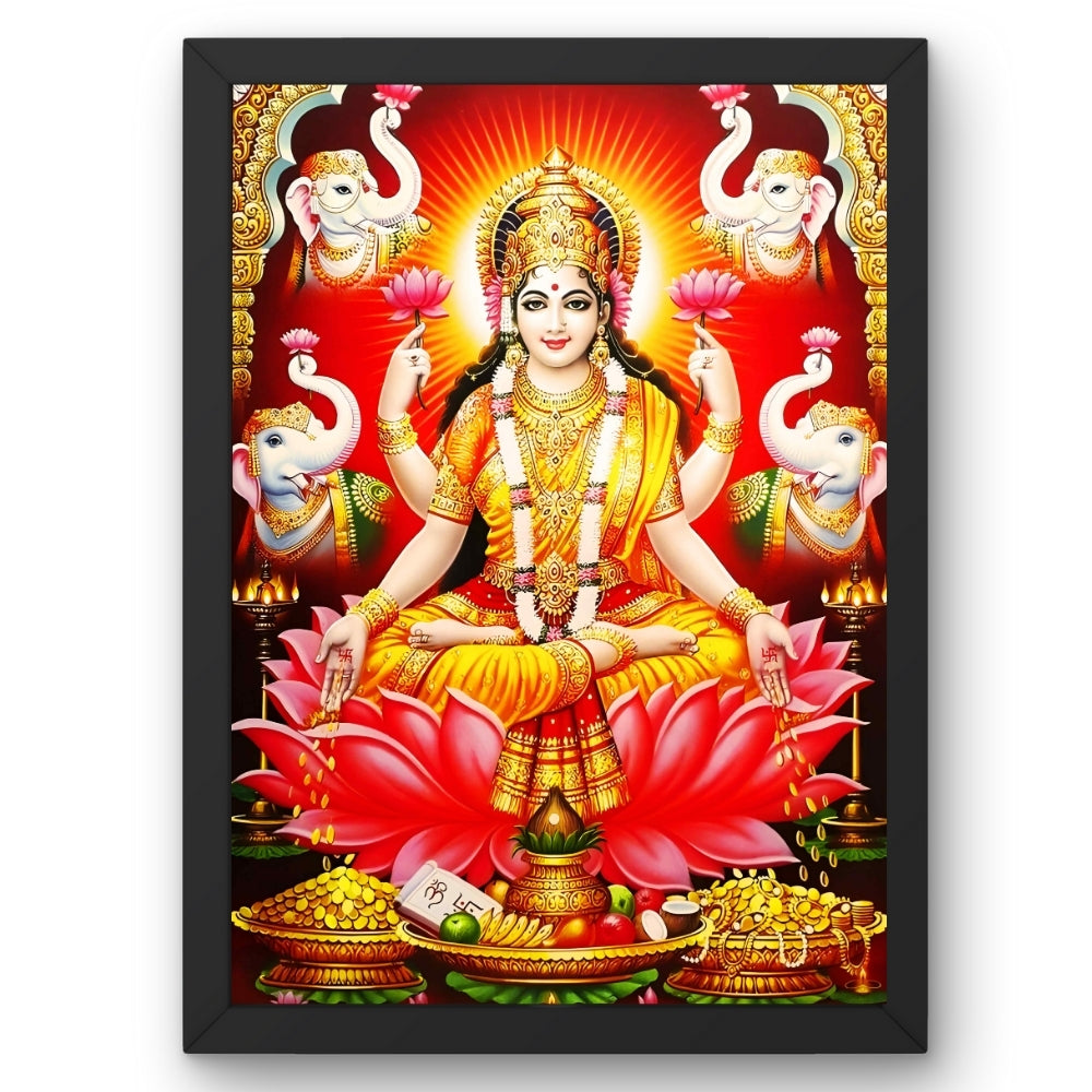 Goddess Laxmi wall art-Maa Laxmi God frame