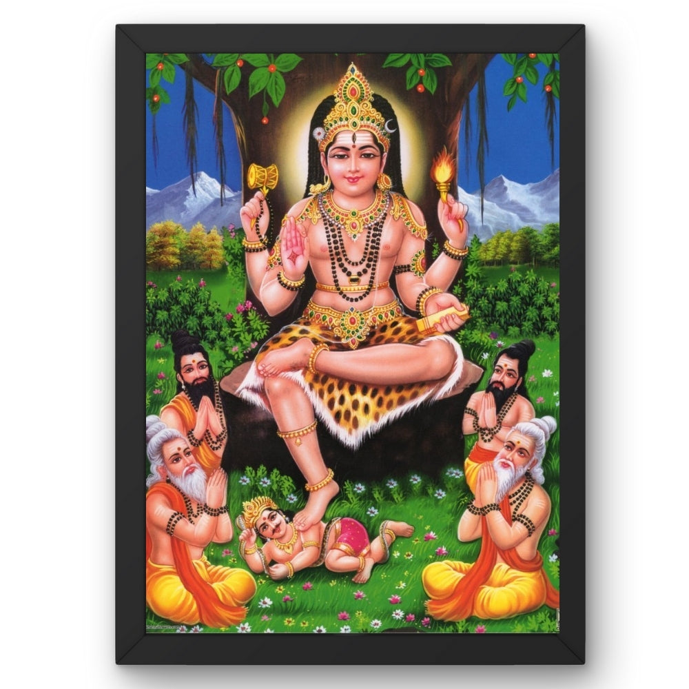 Lord manikanta wall art- Lord ayyappa photo frame