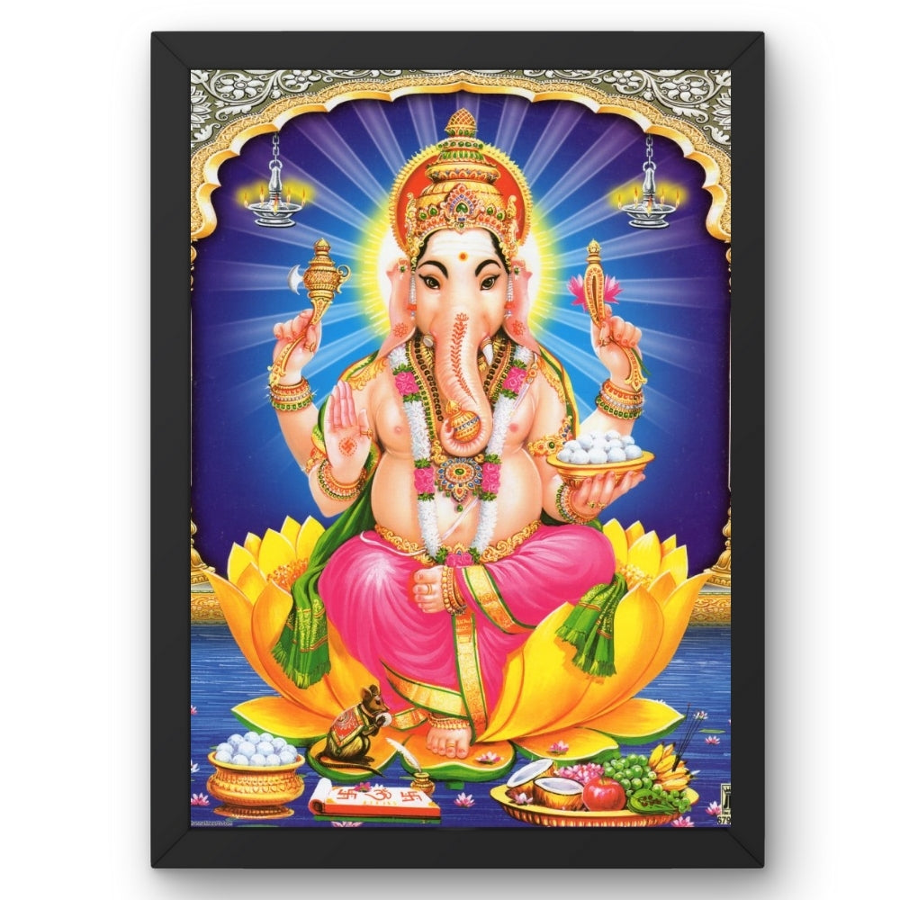 Lord Ganpathi wall art- Vinayaka hindu god photo frame
