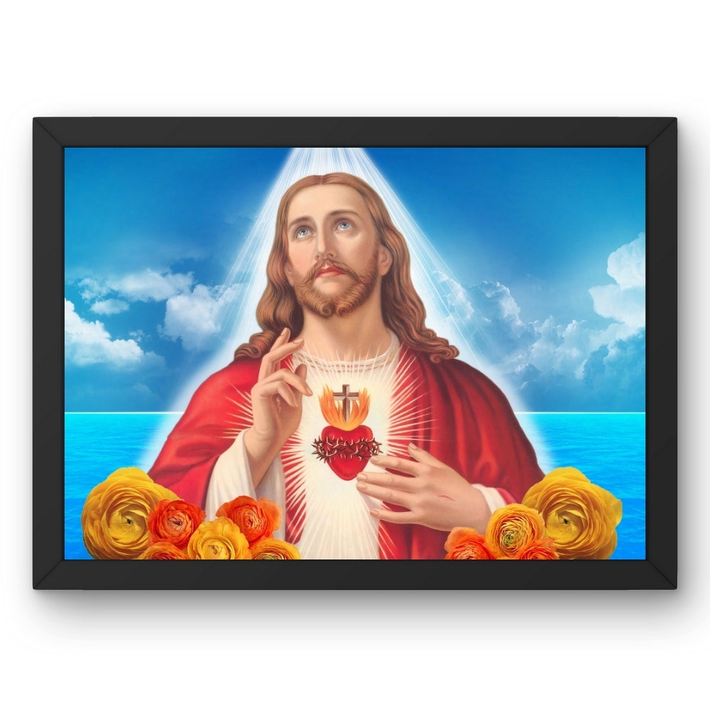 jesus christ wall art-christ photo frame