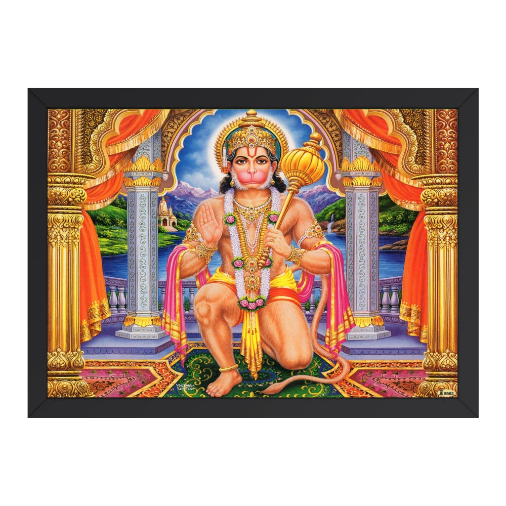Lord Hanuman wall art - God Hanuman photo frame