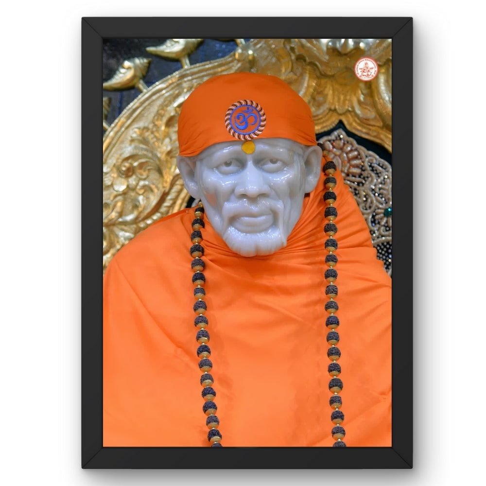 Shirdi Sai Baba Wall Art – Sai Baba Hindu Spiritual God Photo Frame