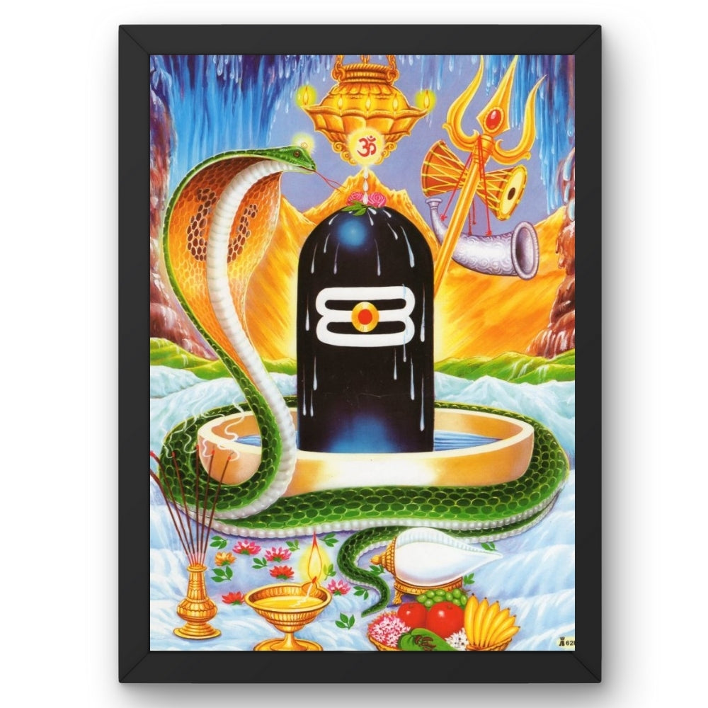 Shiva Lingam wall art- God shiva lingam photo frame