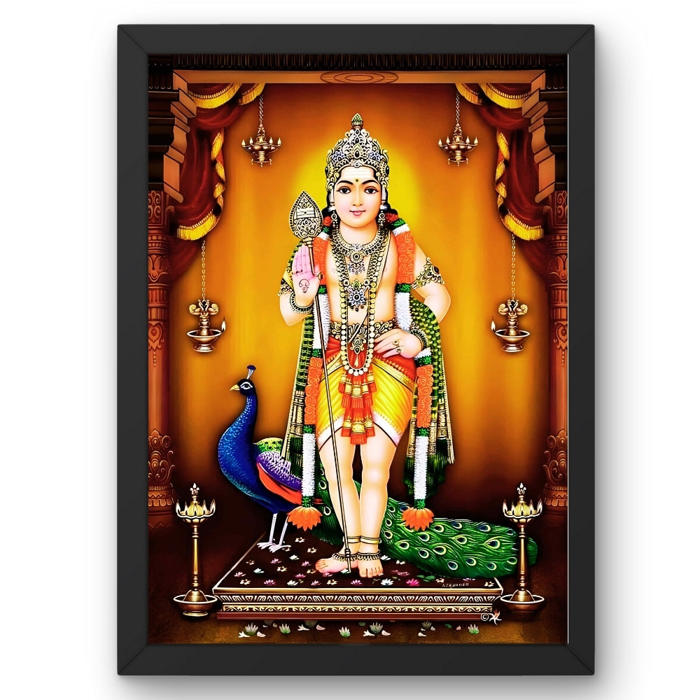 Kaarthikeya wall art-Lord kaarthikeya god frame