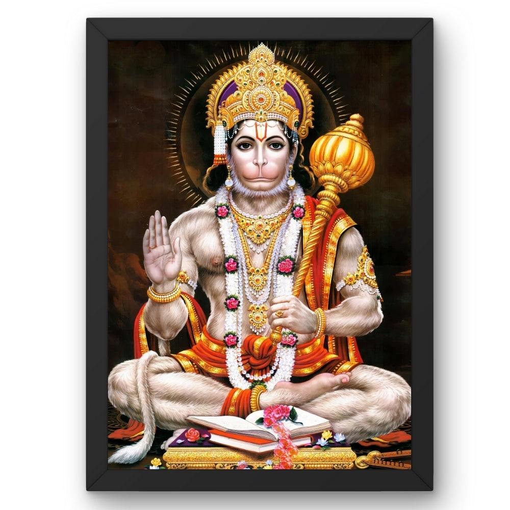 Lord Hanuman Wall Art - Hanuman hindu god Photo Frame