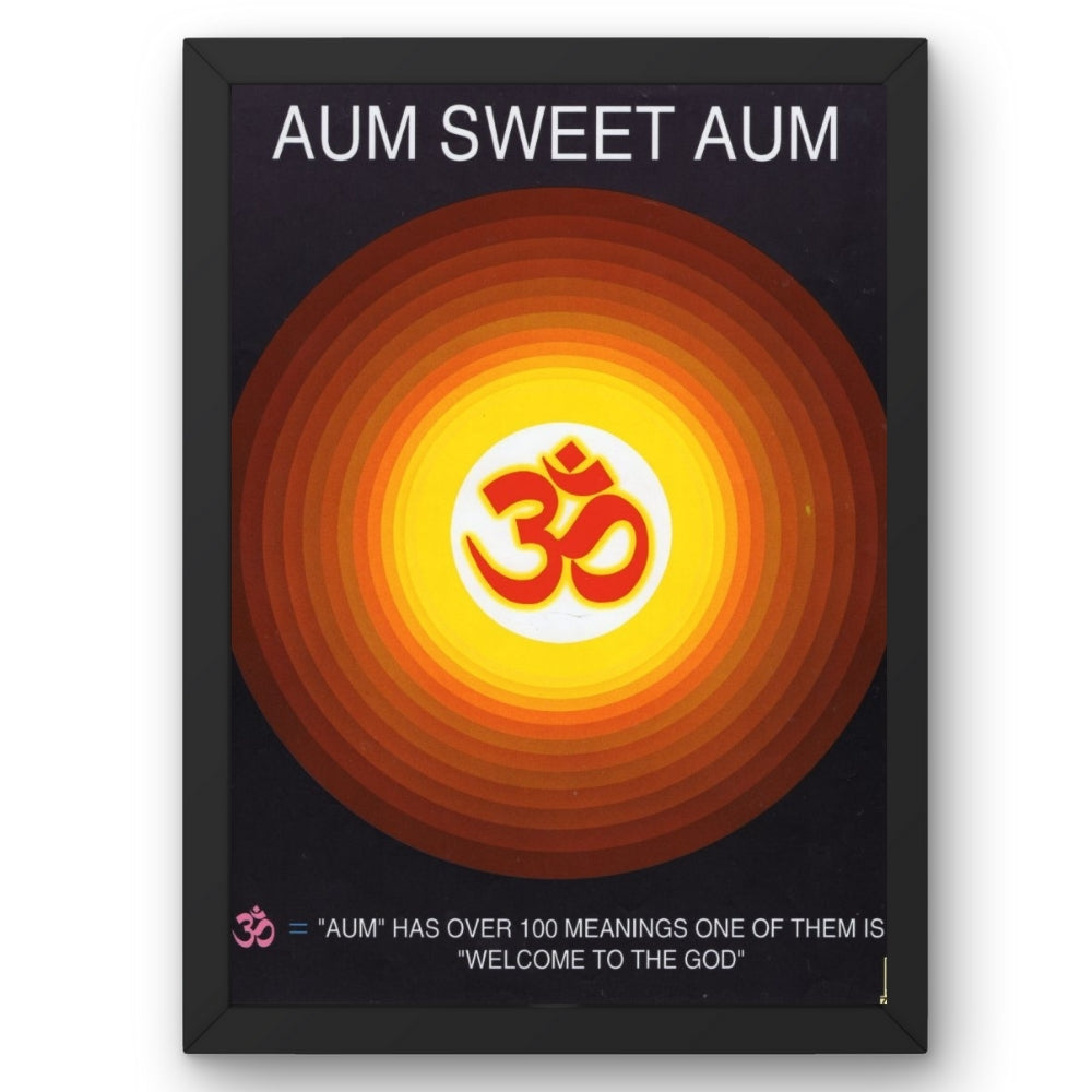 OM wall art- OM photo frame